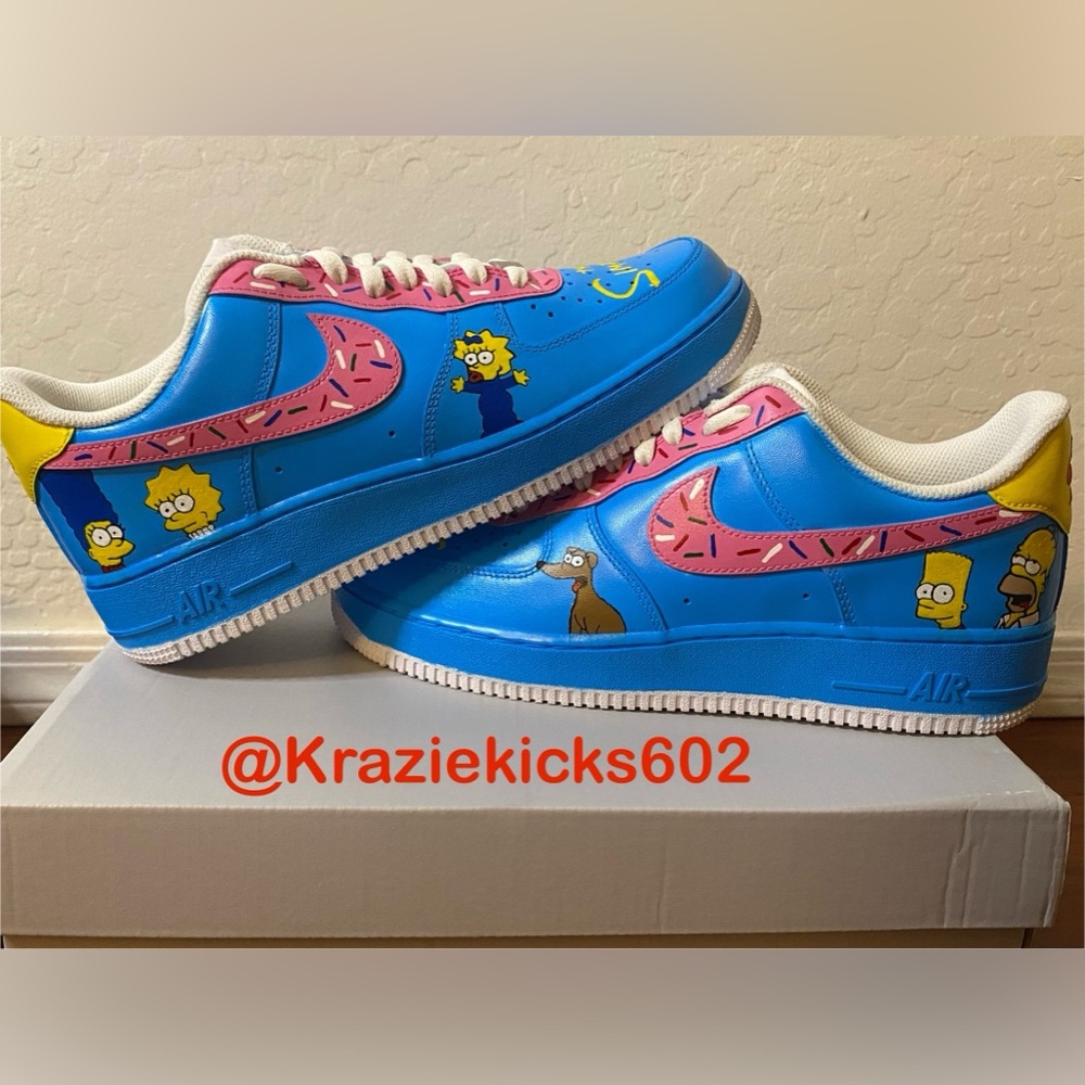 Custom Air Force 1s “The Simpson’s”